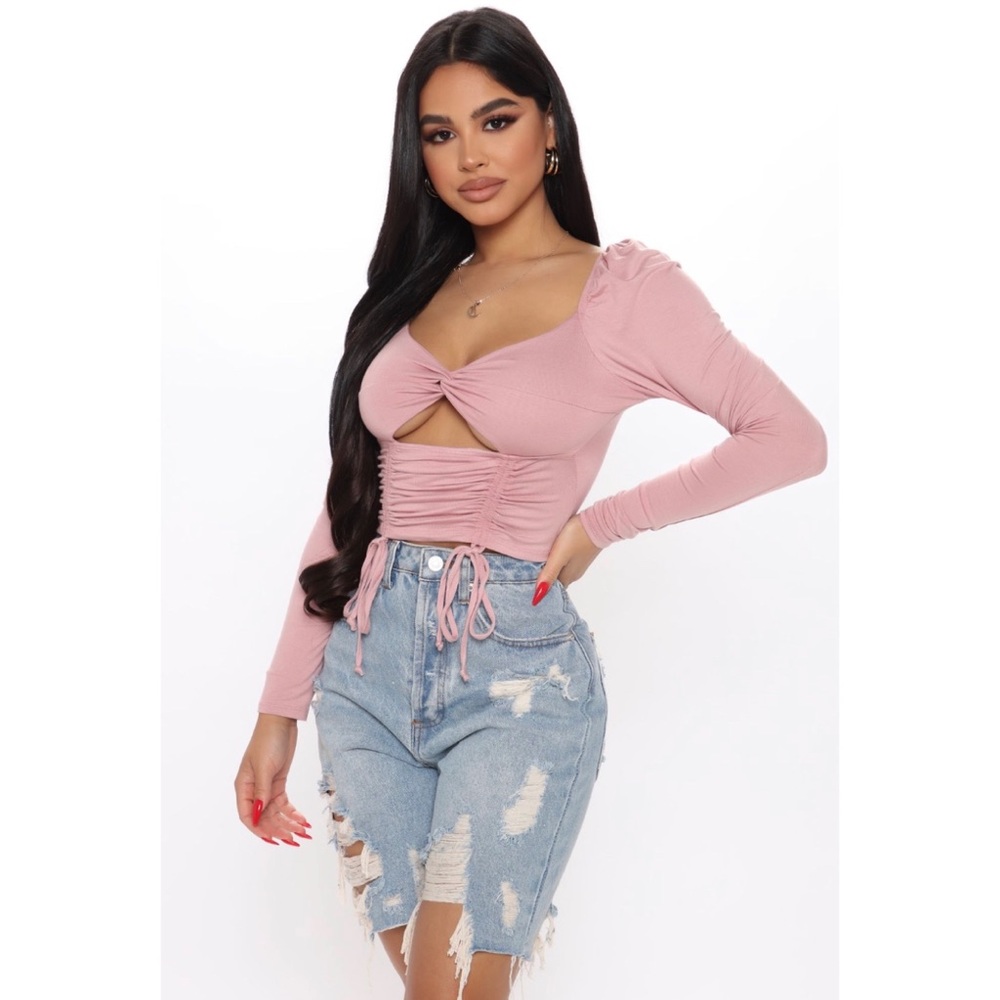 NWT! Flirty Fashion Nova: Check Those Angles Crop Top